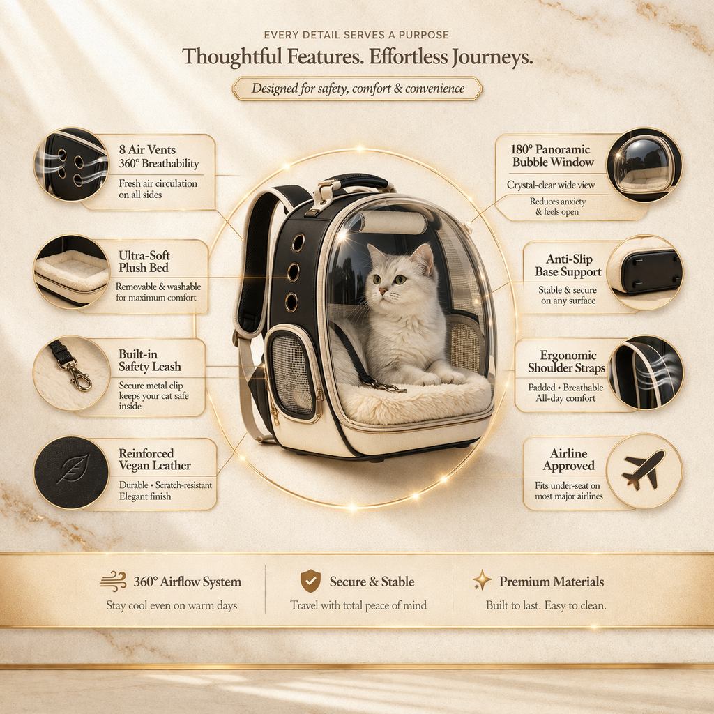 Premium Capsule Pet Carrier