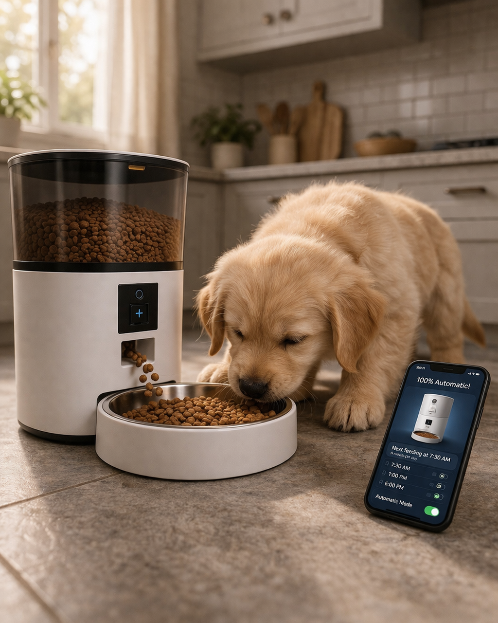 Smart Automatic Pet Feeder whit HD Camera